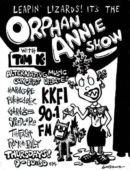 Orphan Annie Show, Anne Winter, KKFI Community Radio, David Goodrich