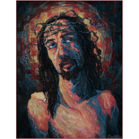 Ecce Homo: Self Portrait with Crown of Barbed Wire